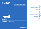 Yamaha MTN125-A Bedienungsanleitung