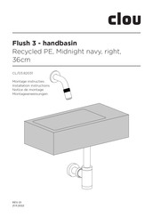 Clou Flush 3 CL/03.82031 Montageanweisungen