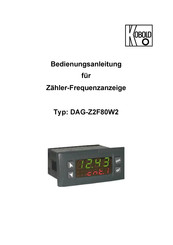 Kobold DAG-Z2F80W2 Bedienungsanleitung