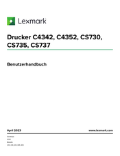 Lexmark CS737 Benutzerhandbuch