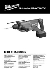Milwaukee M18 FHACOD32 Originalbetriebsanleitung