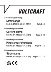 VOLTCRAFT VC-524 AC/DC Bedienungsanleitung