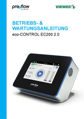 ViscoTec preeflow eco-CONTROL EC200 2.0 Betriebs-/Wartungsanleitung