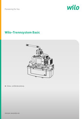 Wilo Trennsystem Basic Einbau- Und Betriebsanleitung