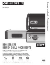 Weber EX-315 GBS Benutzerhandbuch