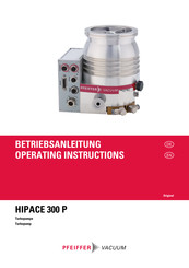 Pfeiffer Vacuum HIPACE 300 P Betriebsanleitung