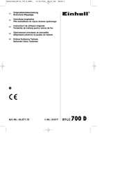 EINHELL BT-LC 700 D Originalbetriebsanleitung