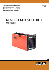 Kemppi PRO EVOLUTION Gebrauchsanweisung