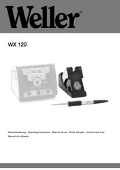 Weller WX 120 Betriebsanleitung