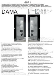 LC DAMA-10P1 Montageanweisung