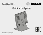 Bosch DS-1 Kurzanleitung Zur Installation