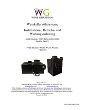 Wine Guardian WG 100 Installations-, Betriebs- Und Wartungsanleitung