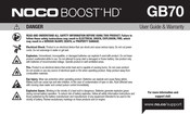 noco genius BOOST HD GB70 Bedienungsanleitung