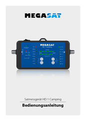 Megasat HD 1 Camping Bedienungsanleitung