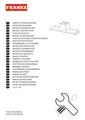 Franke FSAS A90 BK/XS Installationsanleitung