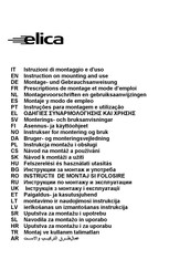 Elica ELITE 26 IX/A/60 Montage- Und Gebrauchsanweisungen