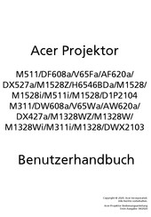 Acer M1328W Benutzerhandbuch