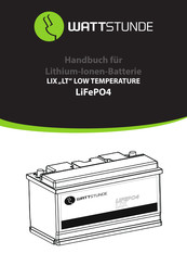 Wattstunde LIX 100-D LT Handbuch