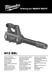 Milwaukee M12 BBL-0 Originalbetriebsanleitung
