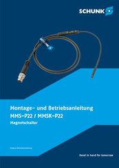 SCHUNK MMS-P22 Montage- Und Betriebsanleitung