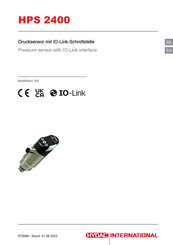 Hydac International HPS 2400 Bedienungsanleitung