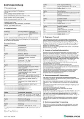 Pepperl+Fuchs LVL-M4 Betriebsanleitung