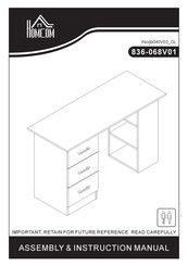 HOMCOM 836-068V01 Montageanleitung
