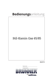 Brunner Stil-Kamin Gas 65 Bedienungsanleitung