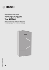 Bosch V4000CC 100 BP Bedienungsanleitung Für Den Betreiber