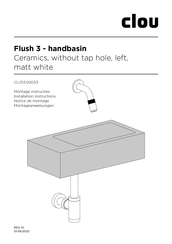 Clou Flush 3 CL/03.02033 Montageanweisungen