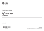 LG UltraGear 25GR75FG Kurzanleitung