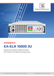 Elektro-Automatik EA-ELR 10000 3U Handbuch