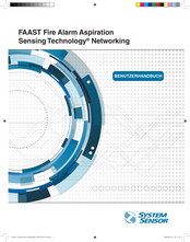 System Sensor FAAST Benutzerhandbuch