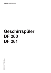 Gaggenau DF 260 Gebrauchsanleitung