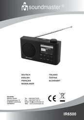 SOUNDMASTER IR6500 Bedienungsanleitung
