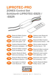 Schluter Systems LIPROTEC-EBZR Kurzanleitung
