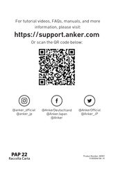 Anker 554 Bedienungsanleitung