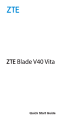 ZTE Blade V40 Vita Kurzanleitung