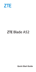 ZTE Blade A52 Lite Kurzanleitung