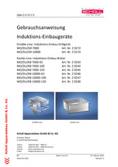 Scholl DU 10000-150 Gebrauchsanweisung
