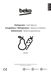 Beko KG740 Bedienungsanleitung