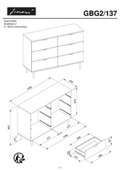 Finori GBG2/137 Montageanleitung