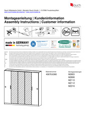 Rauch MZ216 40678.6360 Montageanleitung
