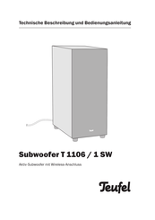 Teufel T 1106/1 SW Technische Beschreibung Und Bedienungsanleitung