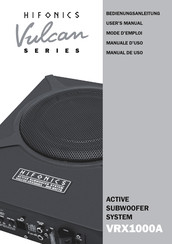 Hifonics Vulcan Serie Bedienungsanleitung