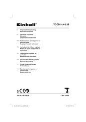 EINHELL TC-CD 14,4-2 2B Originalbetriebsanleitung