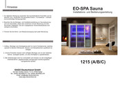 EAGO EO-SPA 1215 Installations- Und Bedienungsanleitung