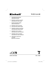 EINHELL TC-CD 14 Originalbetriebsanleitung