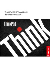Lenovo ThinkPad X13 Yoga Gen 3 Benutzerhandbuch