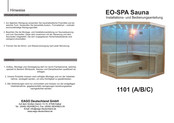 EAGO EO-SPA 1101 B Installations- Und Bedienungsanleitung